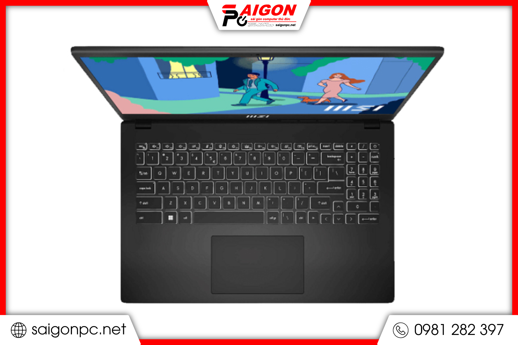 Laptop MSI Modern 15 B12MO - 15.6" FHD / i7-1255U / 16G / 512GB - Black